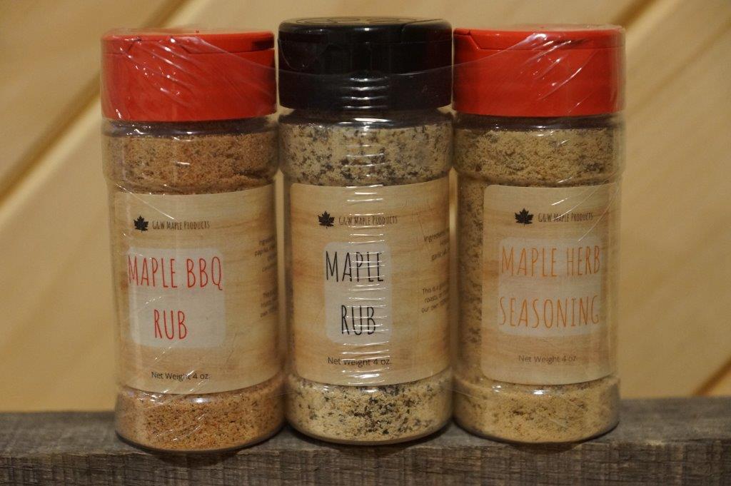 Maple Rub Sampler 4oz packs