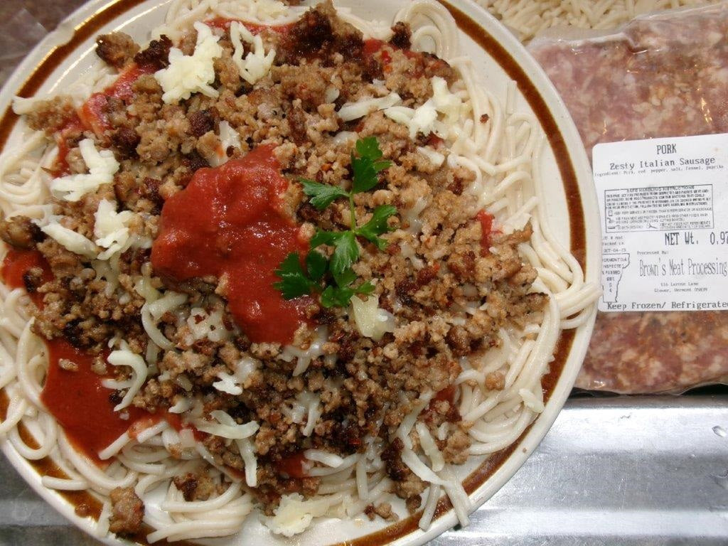 Ground Sausage - Zesty Italian (1 pound package)(Our Family Favorite)