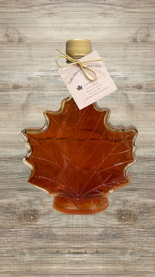 Maple Syrup - 250ml - Glass Maple Leaf